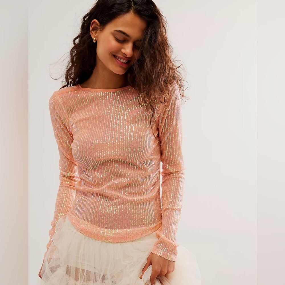 FP unapologetic sequin top
